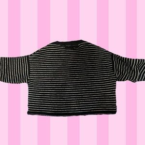 AllSaints Marty Cropped Wool Sweater